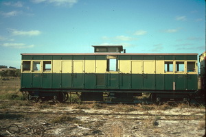 31.3.1986 Bellarine Peninsula railway SAR brakevan No.5588