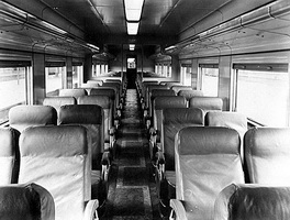 Second class sitting car interior as originally built