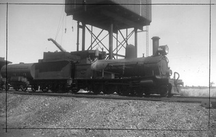 circa 1943,Commonwealth Railways engine NGA 83 ex Western Australian Government Railways G 134 on North Australia Railway