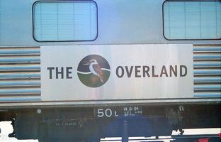 Overland logo on side of Tawarri 9.2.1999