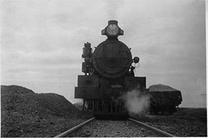 1954 - loco CR NM36 at the head of The Ghan