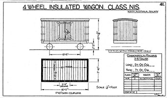 4-wheel insulated wagon NIS class
