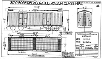 30ft 0in bogie refrigerated wagon NFA class