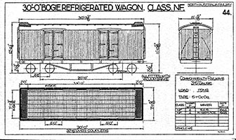 30ft 0in bogie refrigerated wagon NF class